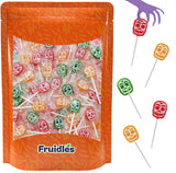 Candy Pop Co. Halloween Skull Lollipops – Fun Trick-or-Treat Bowl Candy for Pumpkin Carving Parties